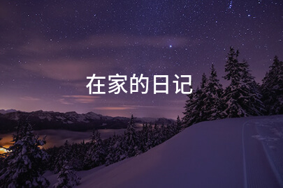 在家的日记